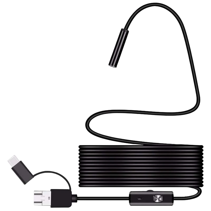 Endoscópio Digital para Smartphone 3 em 1 - 7mm/1 metro
