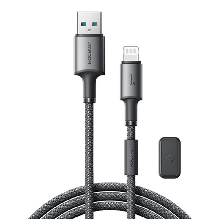 Cabo de Carregamento Rápido USB-A para Lightning Joyroom Série Unlimited S-A50  com Organizador Magnético