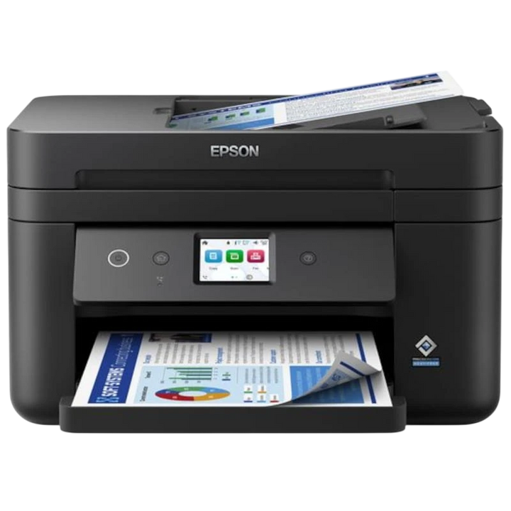Impressora Multifuncional Epson WorkForce WF-2960DWF Tinta Cor WiFi Preto