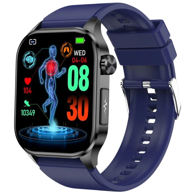 ET580 Azul Pulseira de Silicone