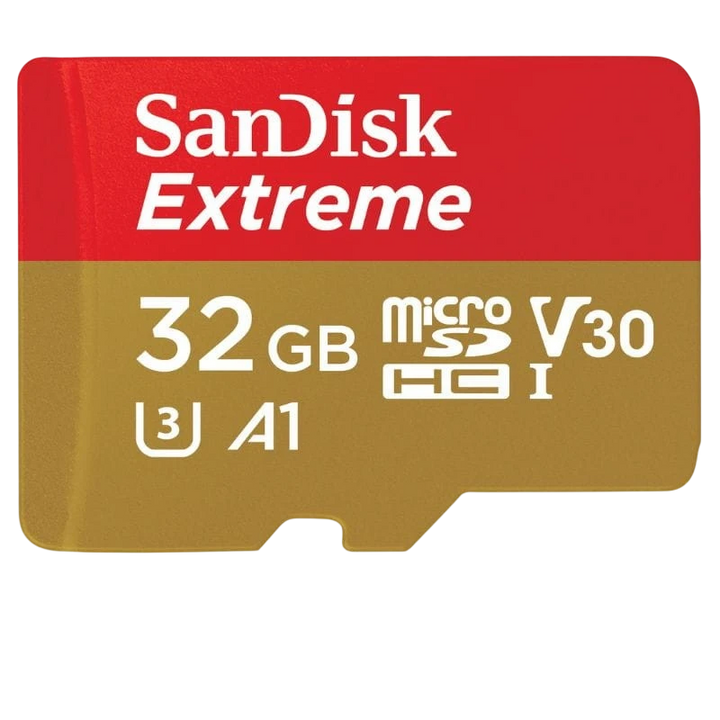 SanDisk Extreme UHS-I 32 GB U3 V30 A1 SDXC Amarelo / Vermelho