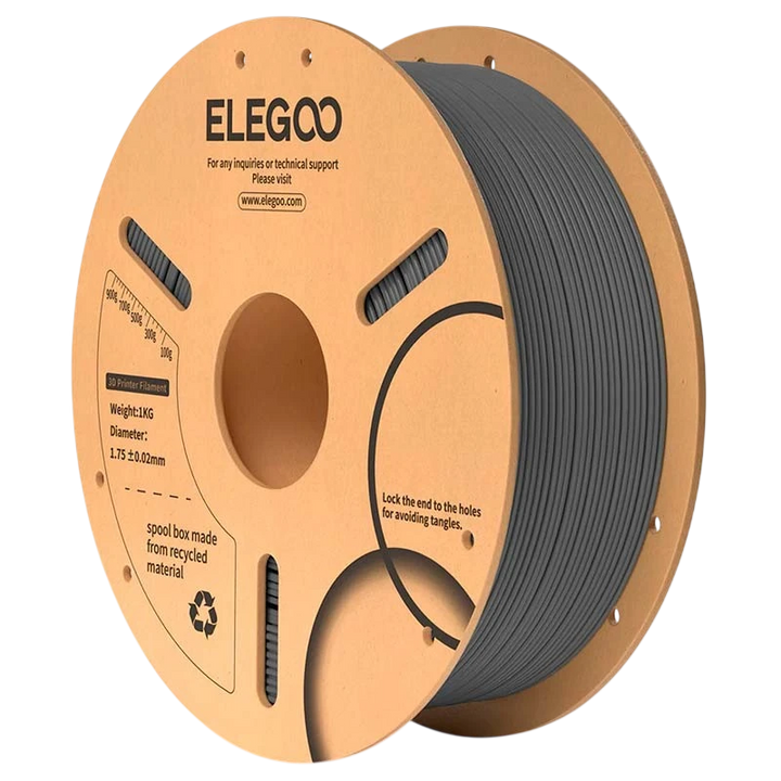 ELEGOO PLA Space Grey for FDM 3D Printers - 1.75mm Filament 1kg Spool