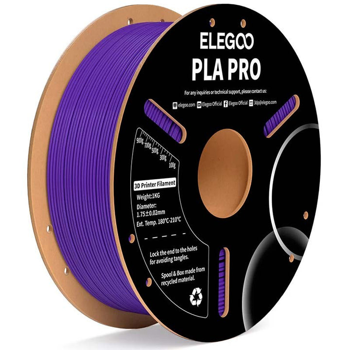 ELEGOO PLA PRO Roxo para Impressoras 3D FDM - Filamento 1.75mm Bobina de 1kg
