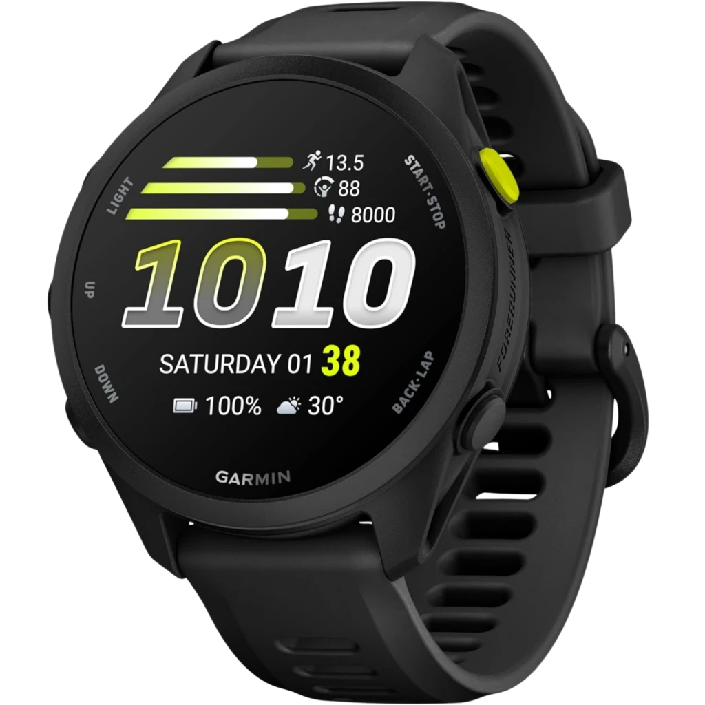 Garmin Forerunner 70 Smartwatch 1,2" AMOLED, 13 dias de autonomia, GPS, 5 ATM, Preto