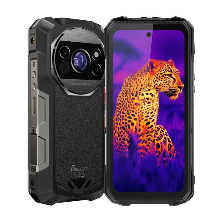 Fossibot F115 Ultra 5G 256 GB Preto, Visão Térmica, 20 000 mAh, 12 GB de RAM