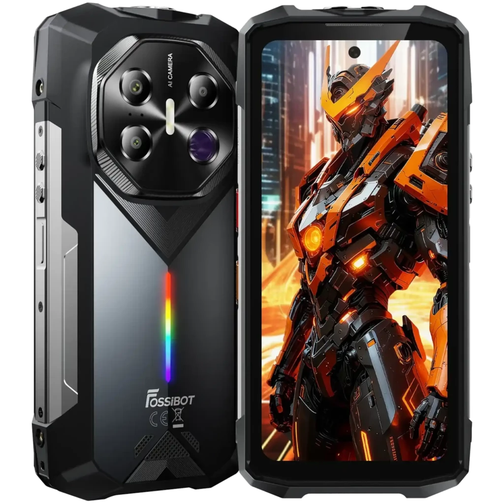 Fossibot F113 256 GB Cinza Rugged 12 GB de RAM Câmara de visão noturna