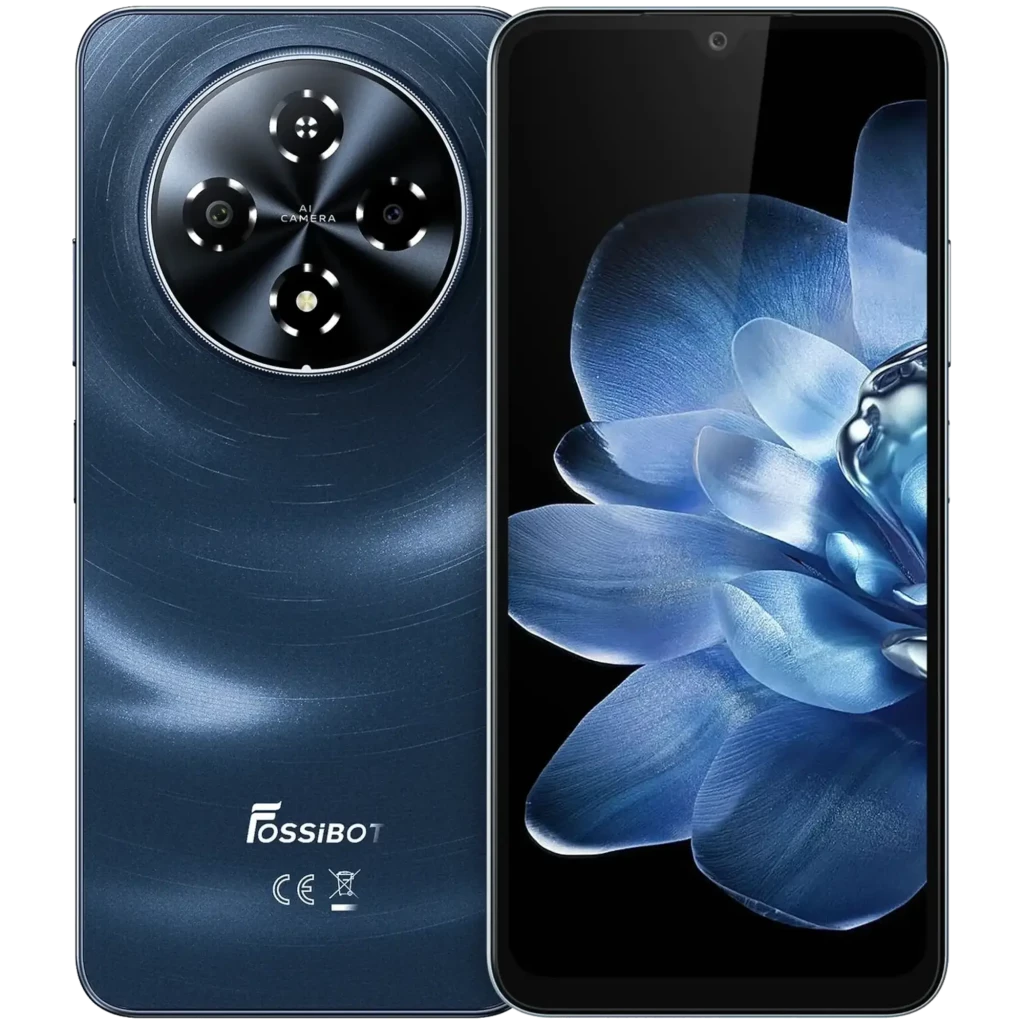 Fossibot S5 128GB Preto 4GB de RAM Ecrã HD+ de 6,88"