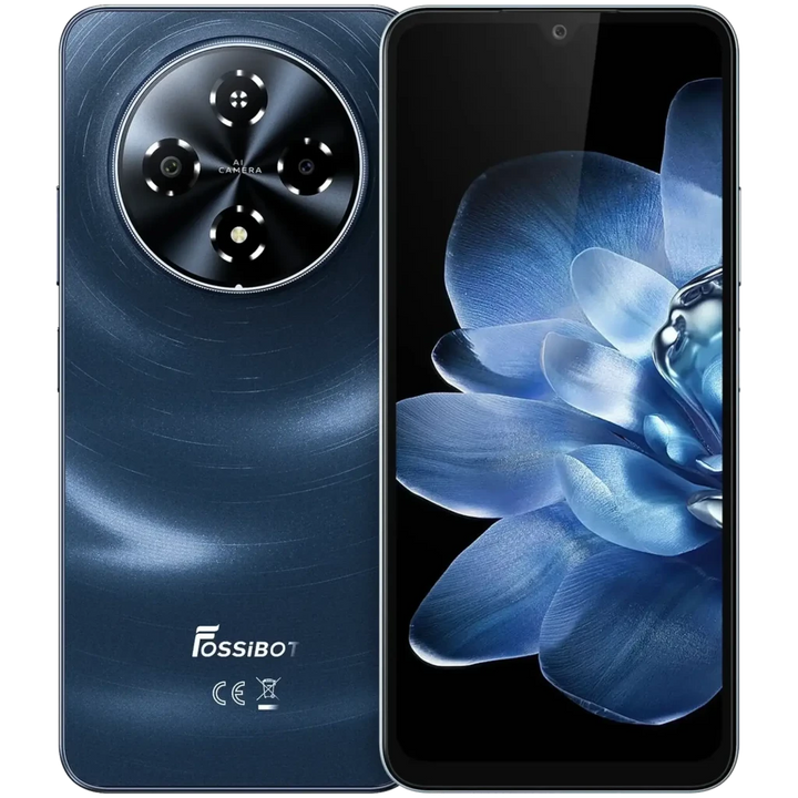 Fossibot S5 128GB Preto 4GB de RAM Ecrã HD+ de 6,88"