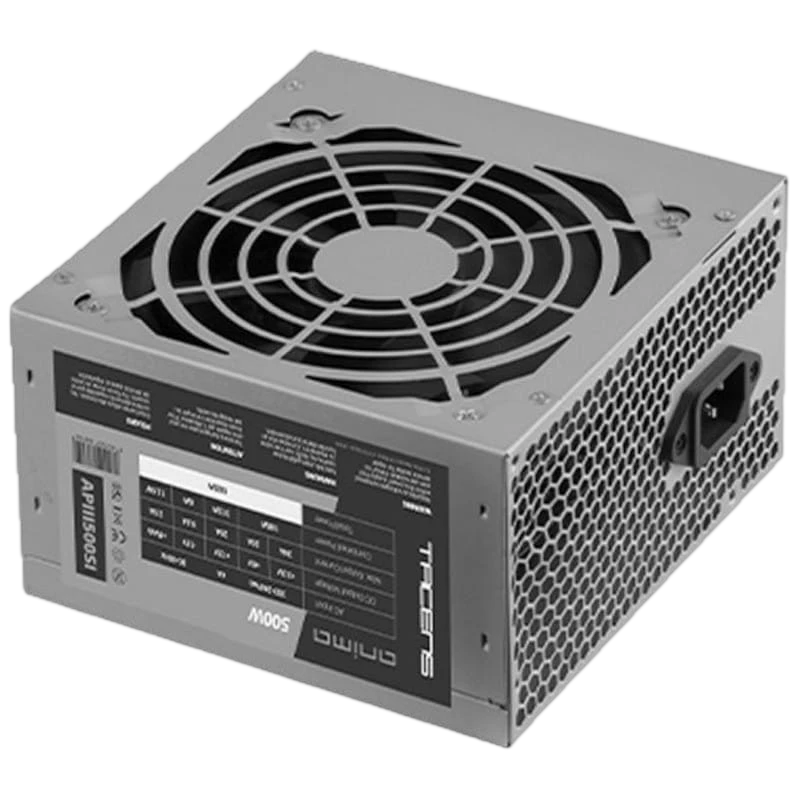 Fonte de alimentação Tacens Anima ATX 500W Prata