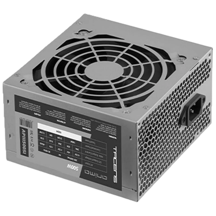 Fonte de alimentação Tacens Anima ATX 500W Prata
