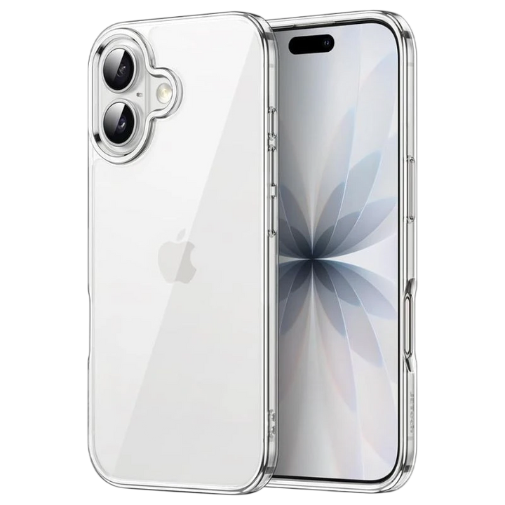 Capa protetora premium para iPhone 17 Acrílico antiamarelamento transparente
