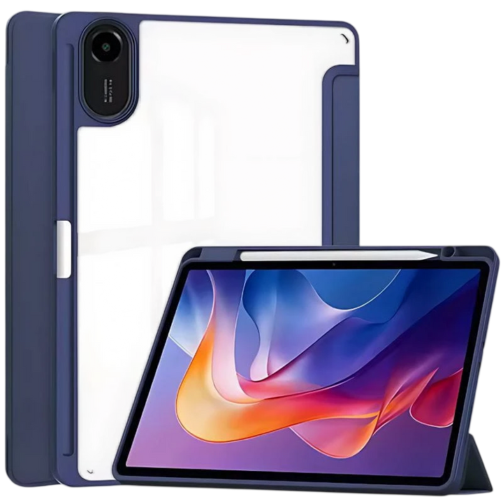 Capa Crystal Xiaomi Redmi Pad 2 Azul Escuro