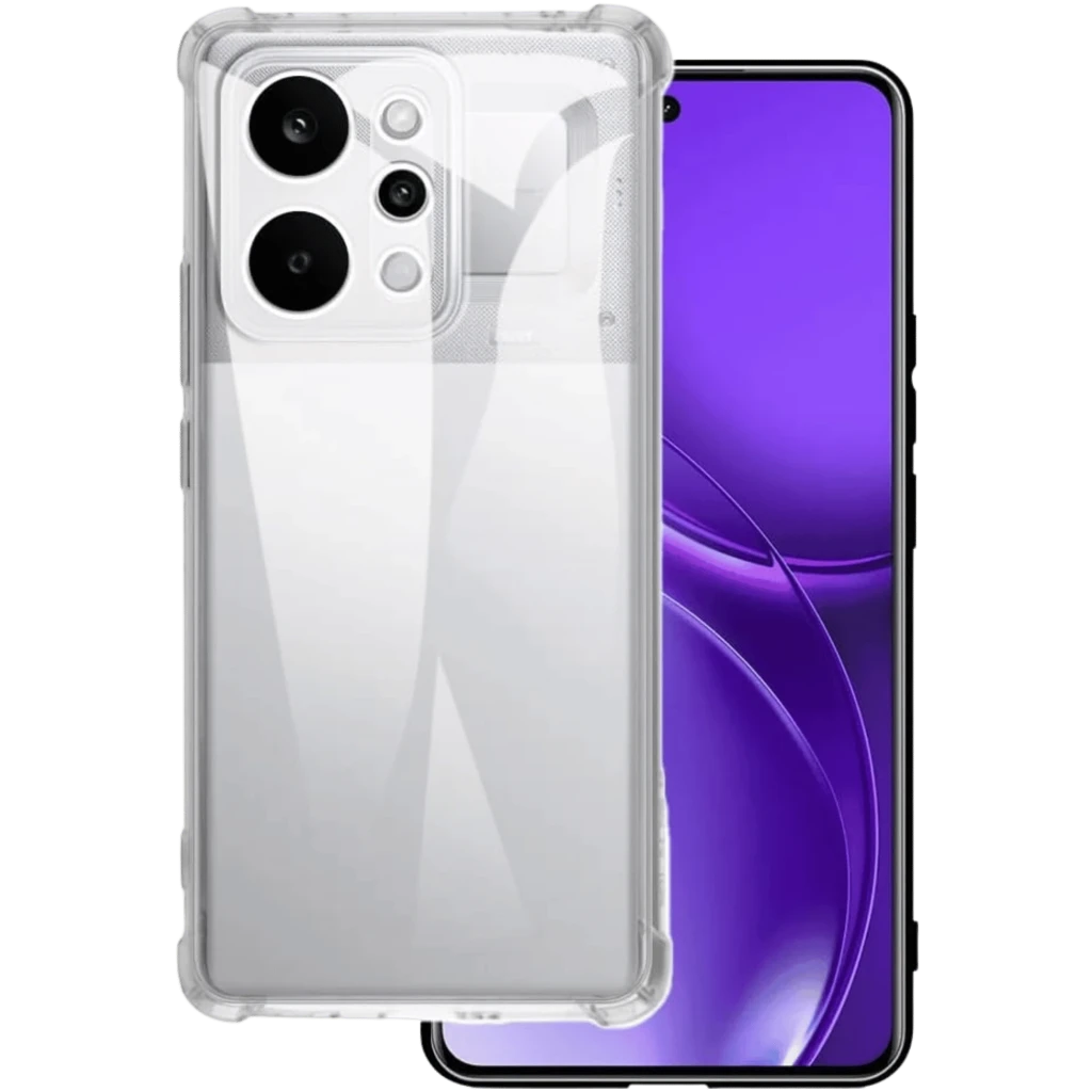 Capa de silicone reforçada para o Realme P4 Power