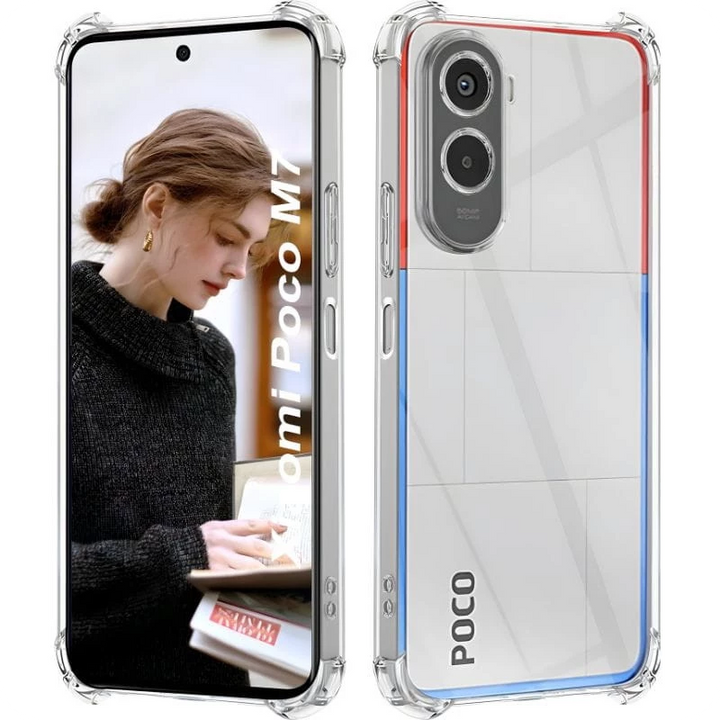 Capa de silicone Reinforced Xiaomi Poco M7 4G