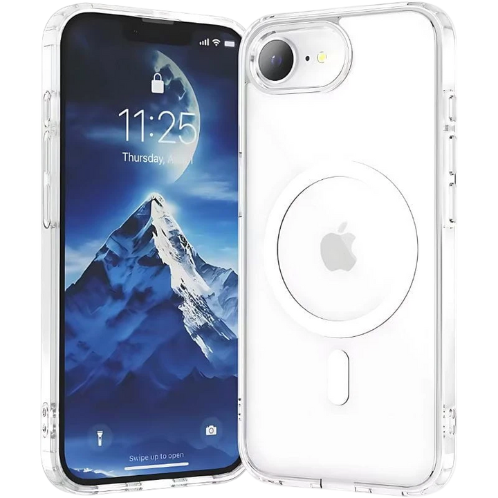 Capa Magsafe Compatível para iPhone 17e/16e 6.1" Transparente