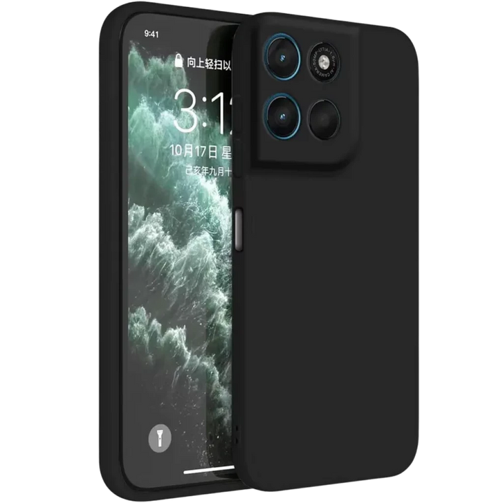 Capa Motorola G57 Power  Square Liquid Premium Preto