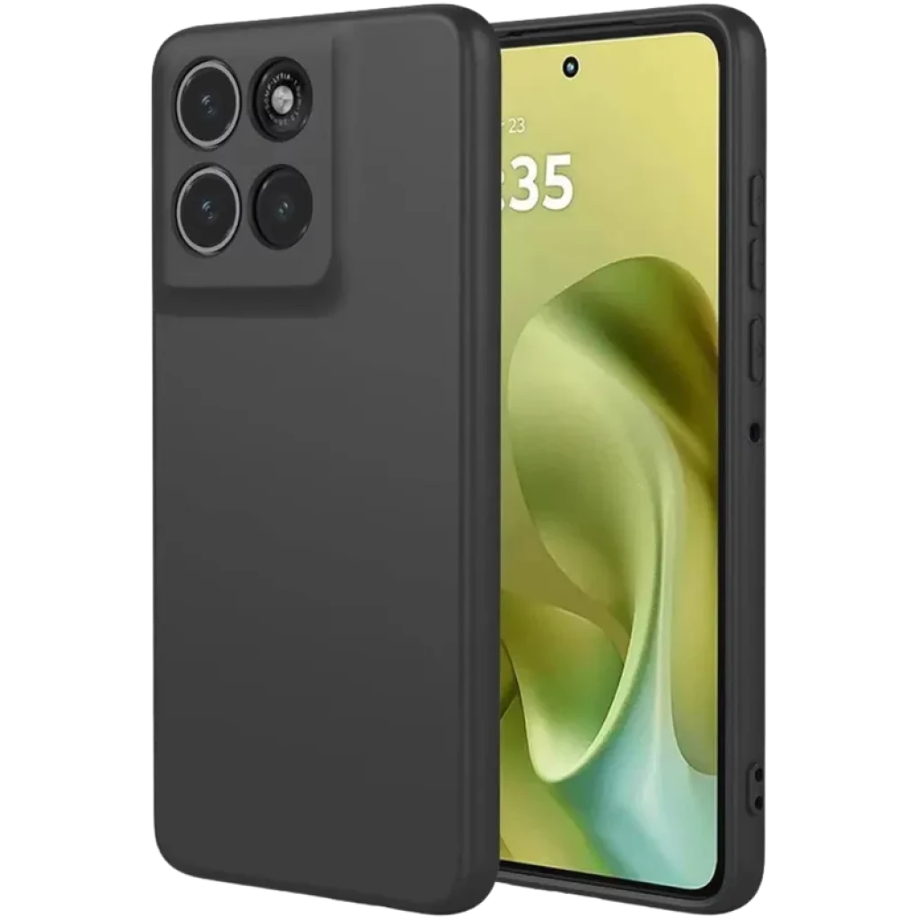 Capa Motorola Moto G37 / Moto G47 Square Liquid Premium Preto
