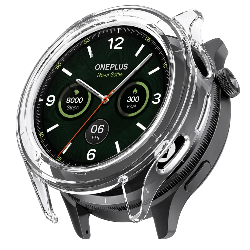 Capa PC + Vidro Temperado Oneplus Watch 4 Transparente