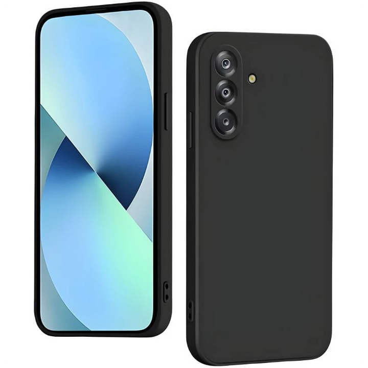 Capa Suave Samsung Galaxy A17 4G / A17 5G Square Liquid Premium Preto