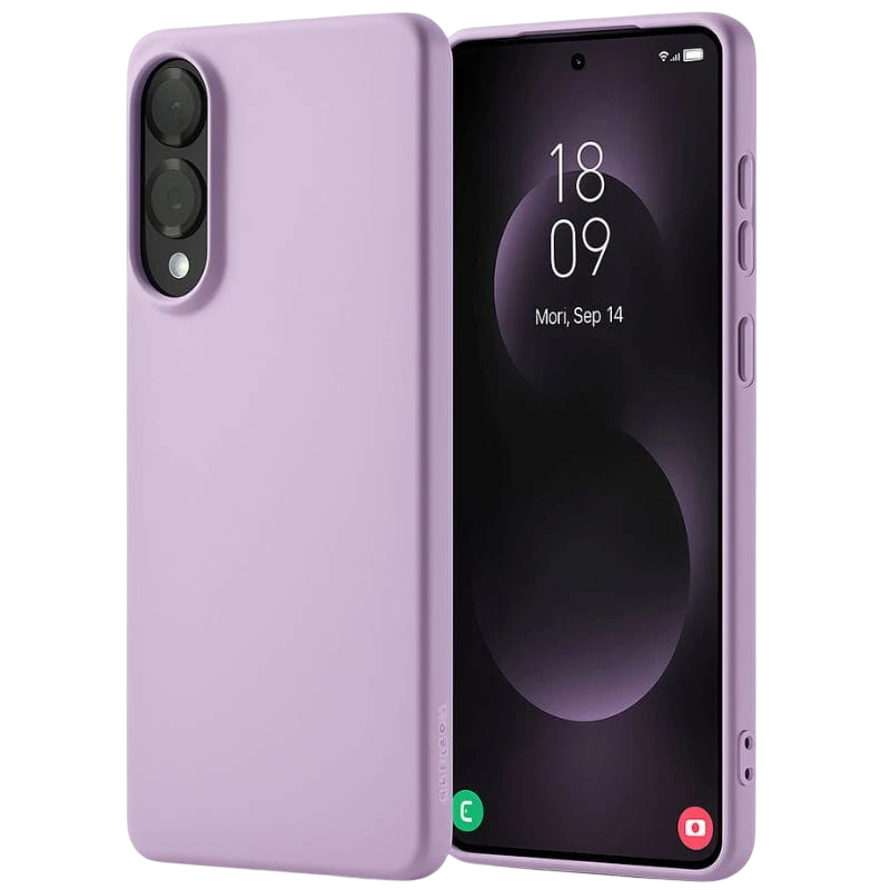 Capa Samsung Galaxy S25 Edge Square Liquid Premium Lavanda