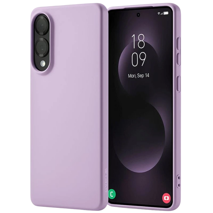 Capa Samsung Galaxy S25 Edge Square Liquid Premium Lavanda