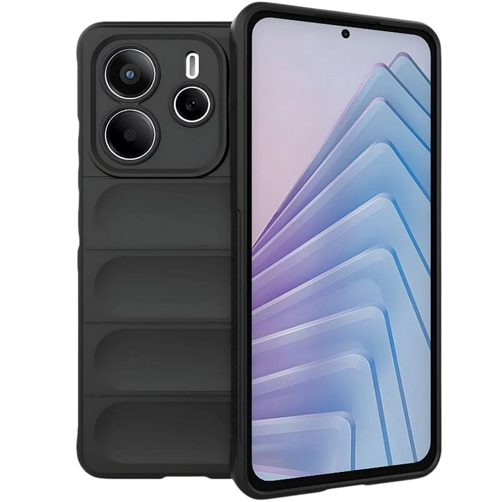 Capa de silicone Wave Redmi Note 14 5G Preto