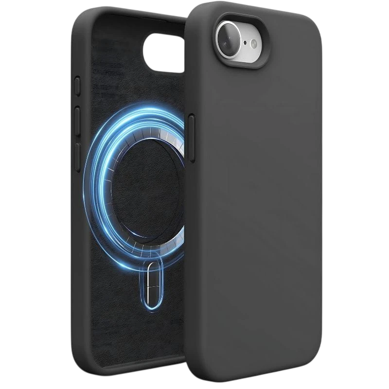 Capa Macia Magsafe Compatível iPhone 17e/16e 6.1" Preto