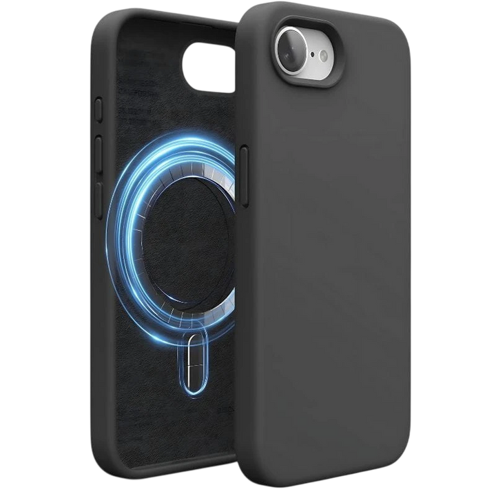 Capa Macia Magsafe Compatível iPhone 17e/16e 6.1" Preto
