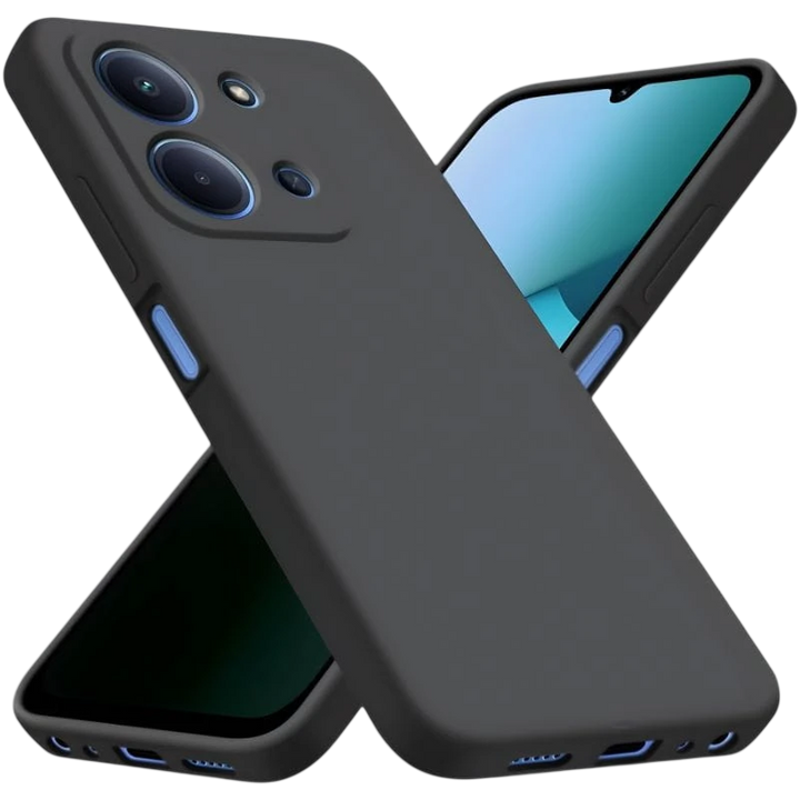 Capa Xiaomi Redmi 15C 4G/5G Square Liquid Premium Preto