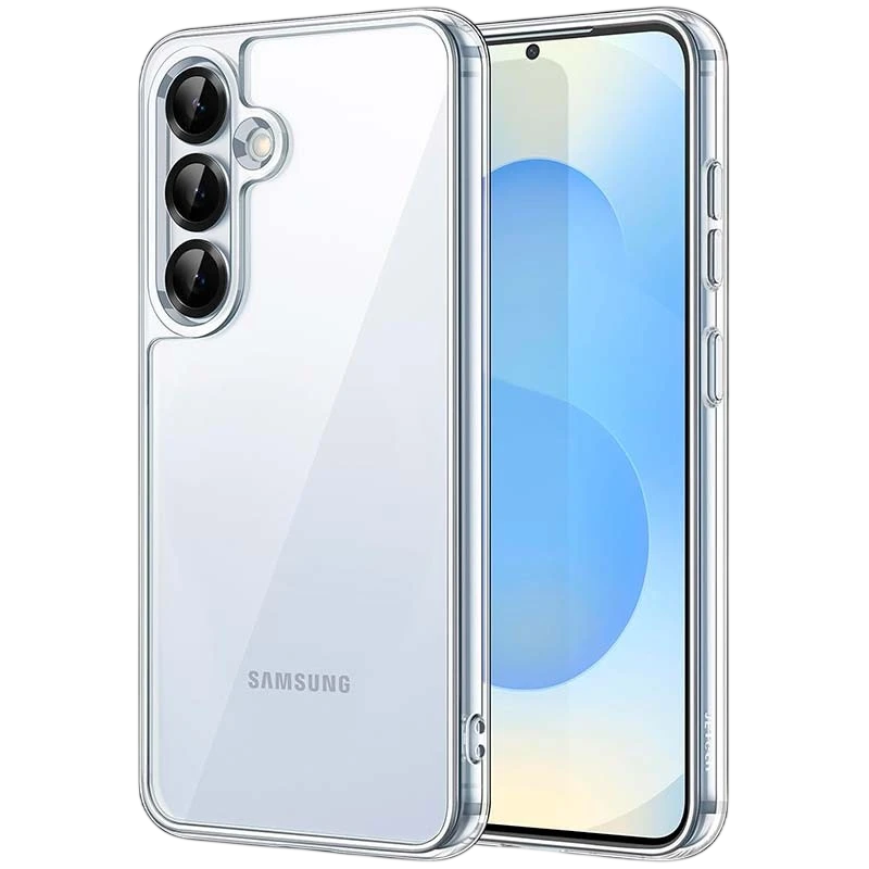 Capa Antichoques Premium para Samsung Galaxy S25 5G Acrílico Anti-Amarelo Transparente