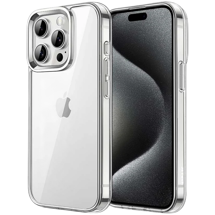 Capa Antichoques Premium para iPhone 16 Pro 6.3" Acrílico Anti-Amarelo Transparente