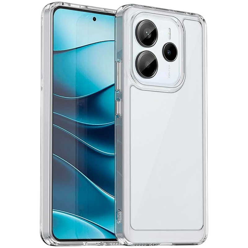 Capa Antichoques Premium para Xiaomi Redmi Note 14 4G Acrílico Anti-Amarelo Transparente