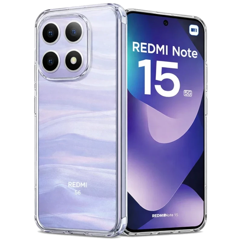 Capa protetora premium para Xiaomi Redmi Note 15 5G/Note 15 4G