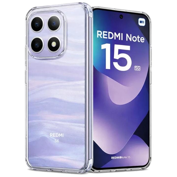 Capa protetora premium para Xiaomi Redmi Note 15 5G/Note 15 4G