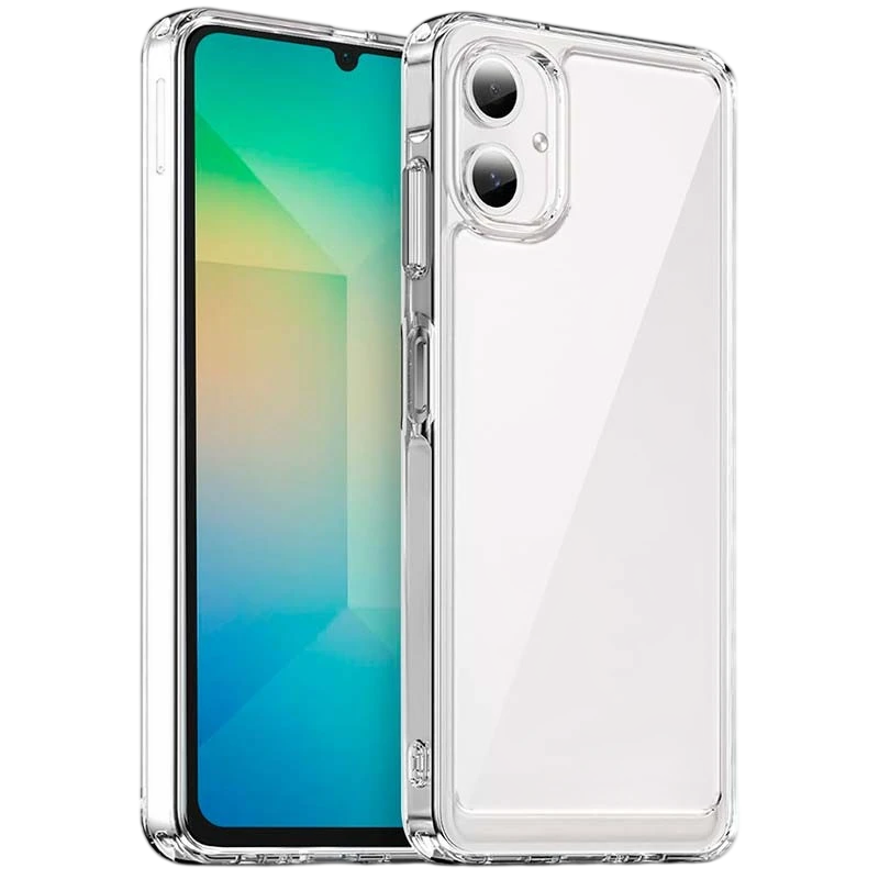 Capa Antichoques Premium para Samsung Galaxy A06 4G Acrílico Anti-Amarelo Transparente