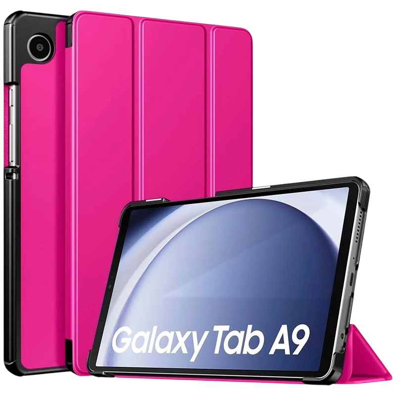 Capa Inteligente Samsung Galaxy Tab A9 com Suporte Roxo