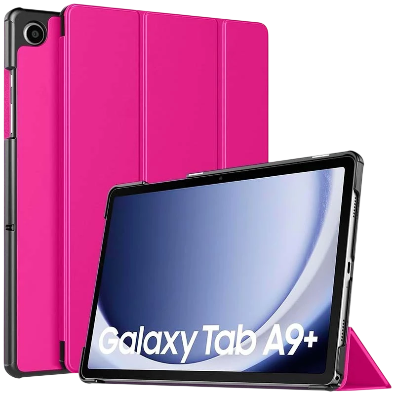 Capa Inteligente Samsung Galaxy Tab A9+ com Suporte Roxo