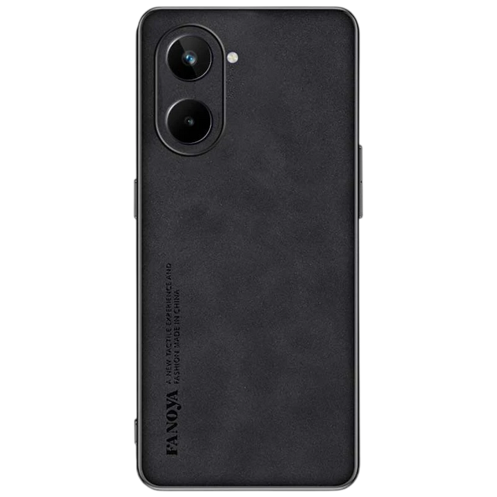 Capa de couro PU Realme 10 Preto