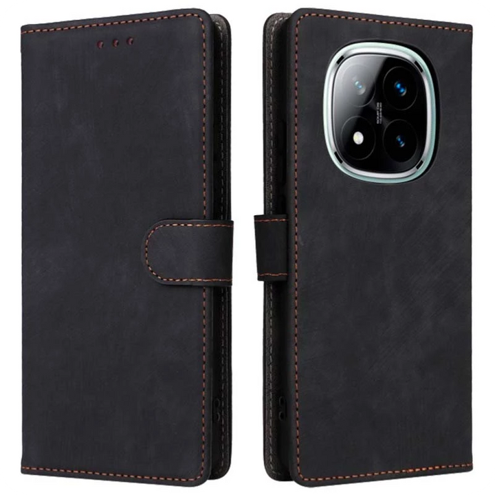 Capa livro 360º Protection Xiaomi Redmi Note 14 Pro Plus 5G Preto