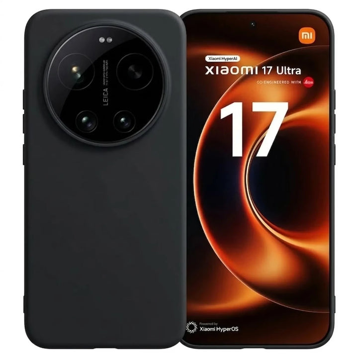 Capa Xiaomi 17 Ultra Square Liquid Premium Preto