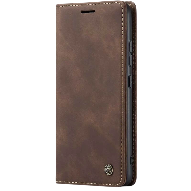 Capa livro Magnetic Wallet Xiaomi Redmi Note 13 Pro+ 5G Castanho Oscuro