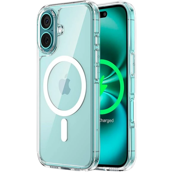 Capa Magsafe Compatível para iPhone 16 Plus 6.7’’ Transparente