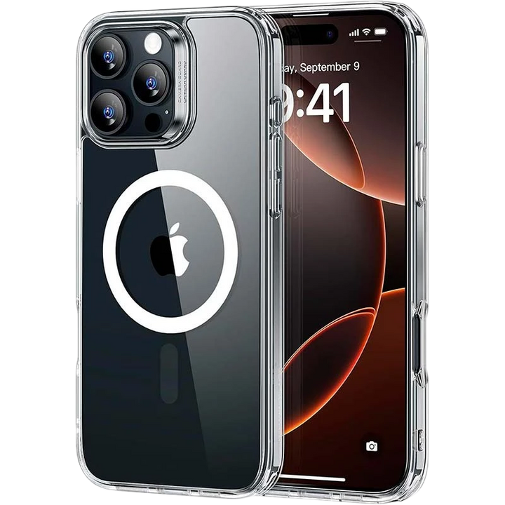 Capa Magsafe Compatível para iPhone 16 Pro 6.3’’ Transparente