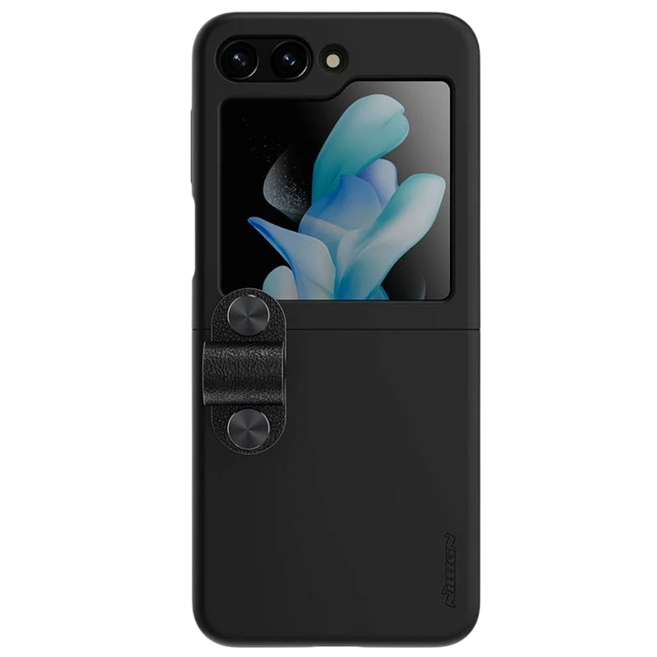 Nillkin Capa de silicone Flex Flip Samsung Galaxy Z Flip5 5G Preto