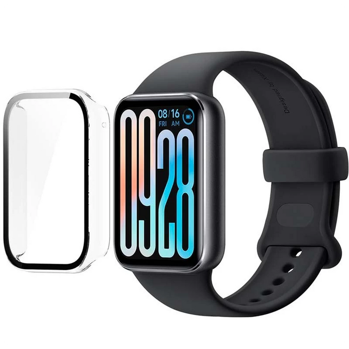 Capa PC + Vidro Temperado Xiaomi Smart Band 9 Pro Transparente
