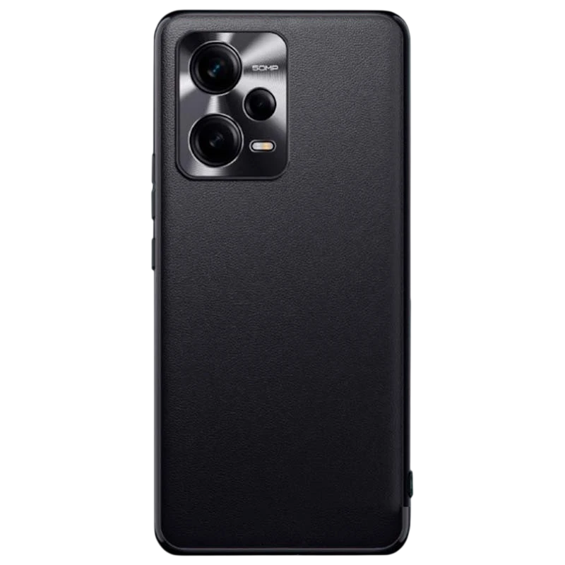Capa de couro sintético + TPU Xiaomi Redmi Note 12 Pro+ Preto