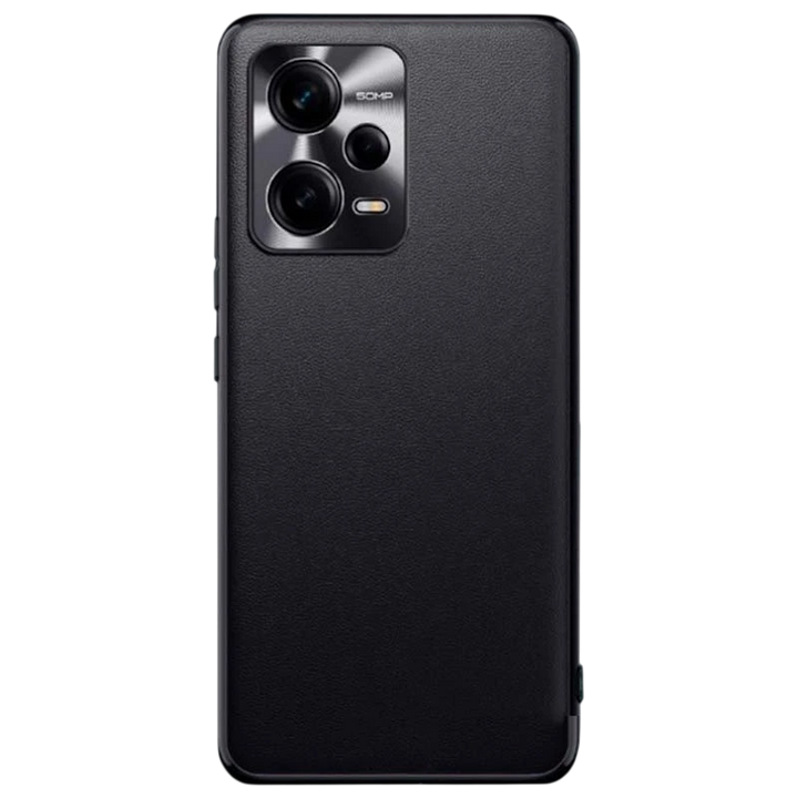 Capa de couro sintético + TPU Xiaomi Redmi Note 12 Pro+ Preto