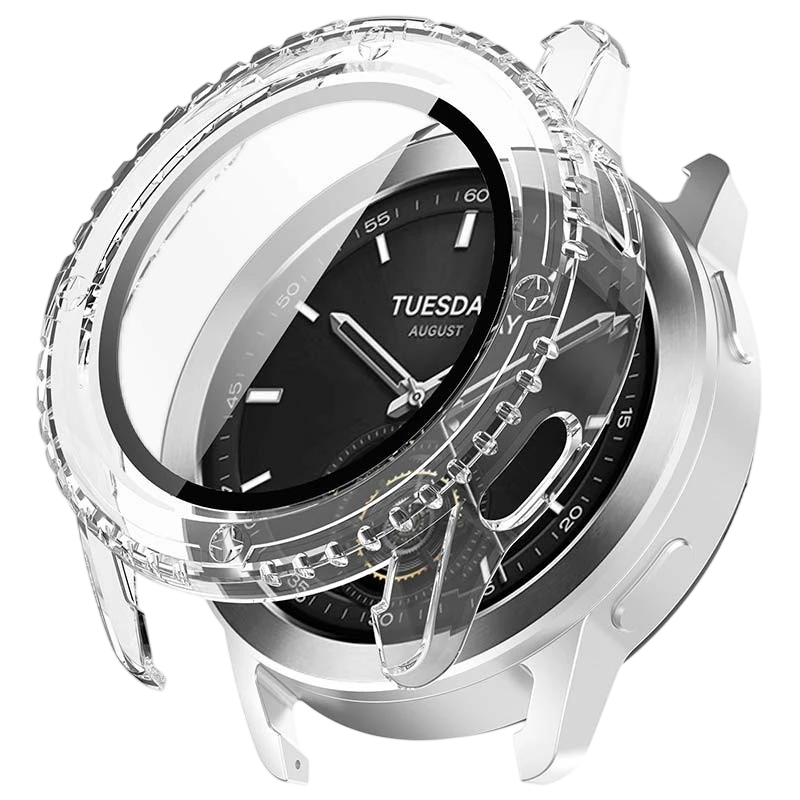 Capa PC + Vidro Temperado Xiaomi Watch S3 Transparente