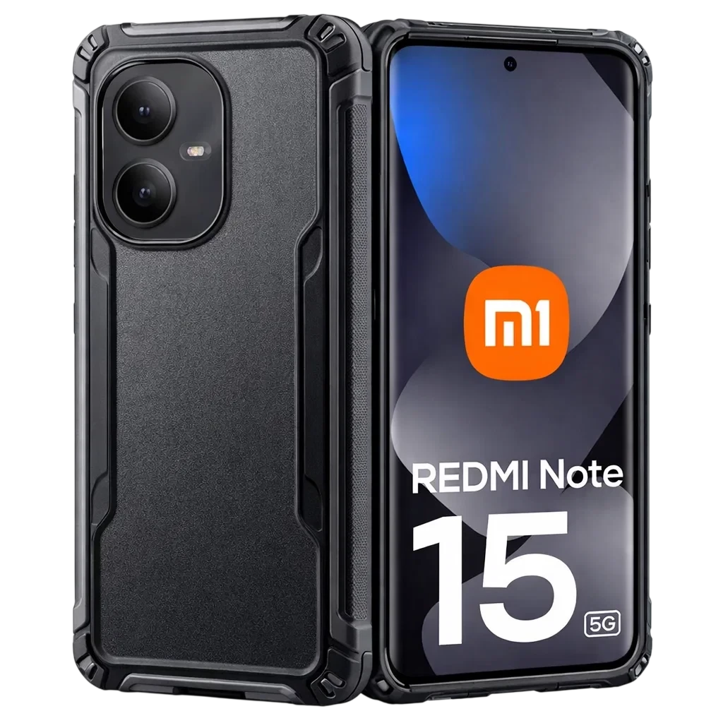 Capa de silicone reforçada Xiaomi Redmi Note 15 5G / Note 15 4G