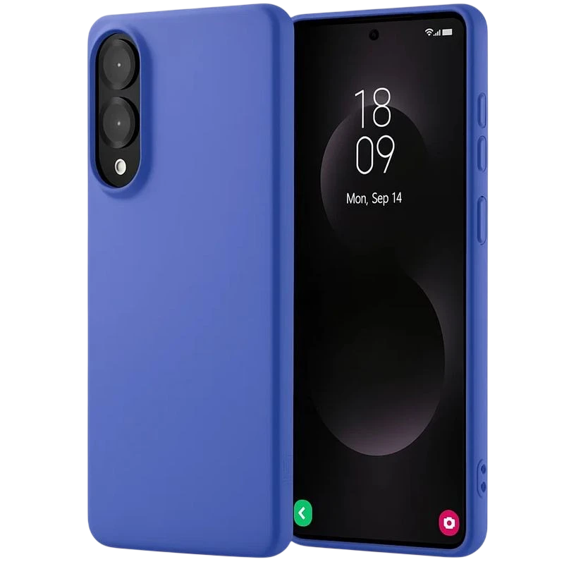 Capa Samsung Galaxy S25 Edge Square Liquid Premium Azul